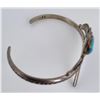 Image 3 : Navajo Turquoise Sterling Silver Bracelet