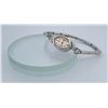 Image 1 : 10k White Gold Filled Ladies Omega Watch