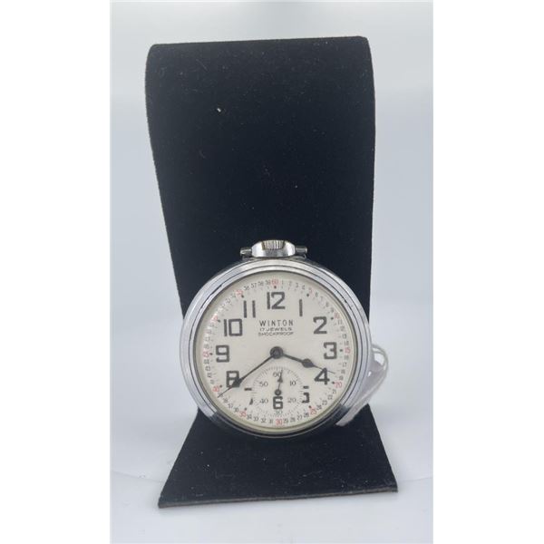 Antique Winton Shock Proof Pocket Watch