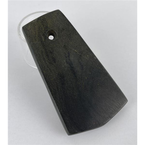 Ancient Native American Indian Banded Slate Gorget