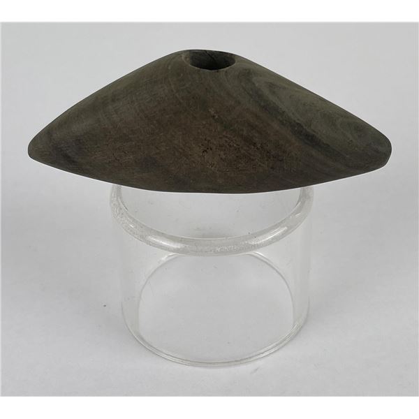 Ancient American Indian Banded Slate Bannerstone