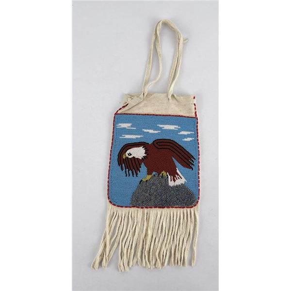 Plateau Indian Beaded Eagle Bag Purse
