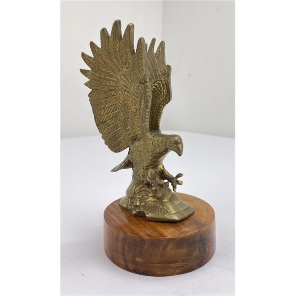 Brass Eagle Sculpture Paperweight