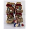 Canadian Metis Indian Beaded Mukluks Shoes