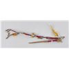 Image 1 : Native American Indian Quilled Roach Hair Pin