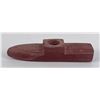 Image 1 : Carved Native American Indian Pipestone Pipe