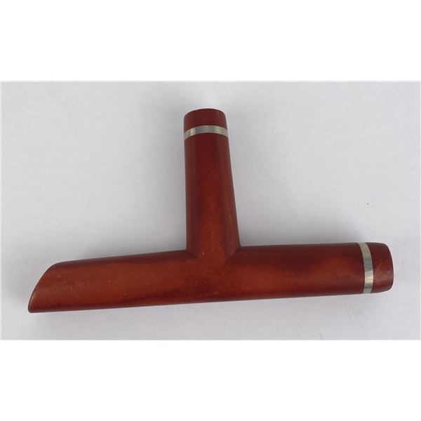 Carved Native American Indian Pipestone Pipe