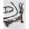 Image 3 : Antique Cowboy Braided Leather Headstall and Bit