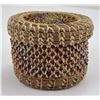 Native American Indian Beaded Pine Needle Basket
