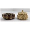 Pair of Native American Indian Pine Needle Baskets
