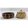 Image 4 : Pair of Native American Indian Pine Needle Baskets