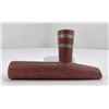 Carved Native American Indian Pipestone Pipe