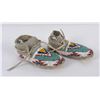 Image 1 : Plains Native American Indian Beaded Moccasins