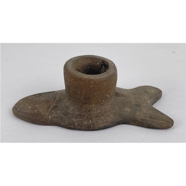 Indian Pottery Fish Pipe