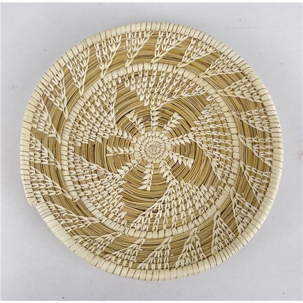 Native American Indian Made Pine Needle Basket