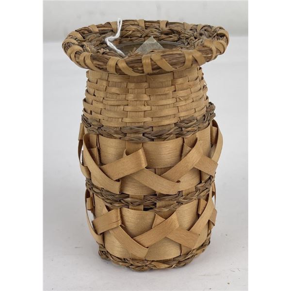 Woodlands Canadian Indian Basket Bottle