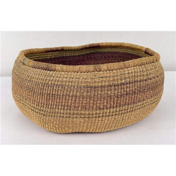 Traditional African Market Gathering Basket