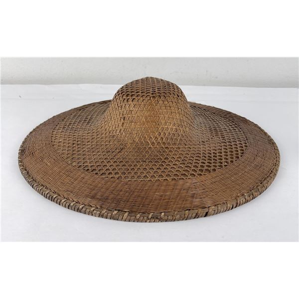Antique Chinese Rice Farmers Hat