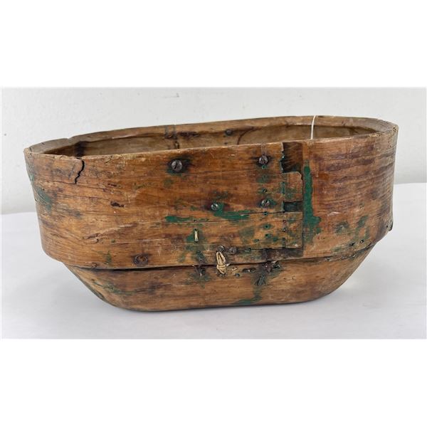 Antique Eskimo Inuit Wood Bowl