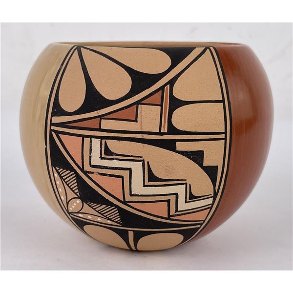 Jemez Pueblo Indian Pottery Bowl Vase Pot