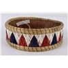 Antique Ojibwe Indian Birch Bark Quilled Basket