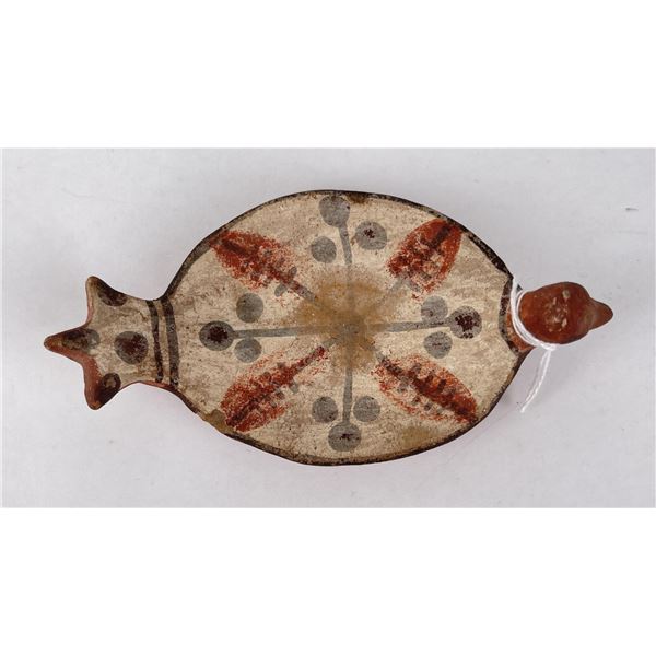 Pre Columbian Polychrome Bird Dish