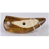 Image 6 : Antique Eskimo Inuit Whale Tooth Pen Stand