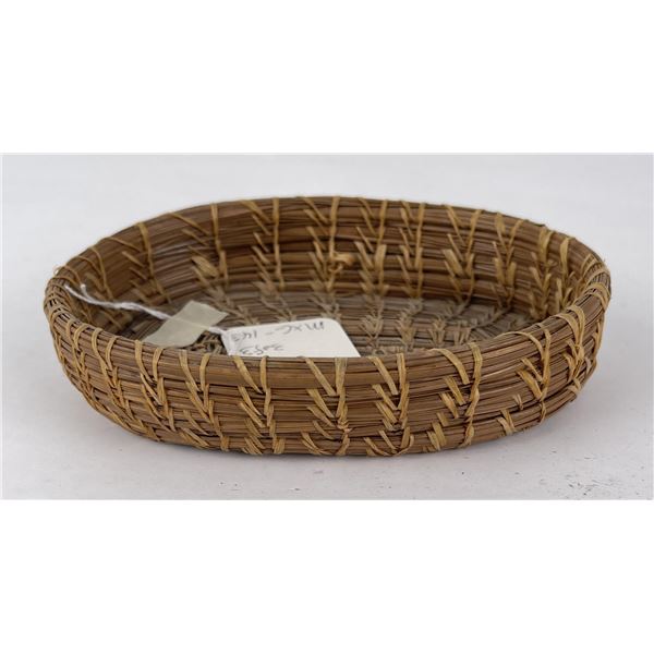 Native American Indian Pine Needle Basket