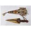 Antique Cree Indian Beaded Dag Knife Sheath