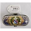 Image 12 : Pair of Bohemian Porcelain Trinket Boxes