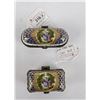 Image 7 : Pair of Bohemian Porcelain Trinket Boxes