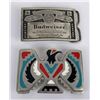 Image 1 : Budweiser and Thunderbird Belt Buckle