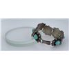 Image 3 : Taxco Sterling Silver Turquoise Link Bracelet