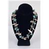 Image 1 : Zuni Heishi Turquoise and Shell Necklace