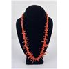 Navajo Red Branch Coral Necklace