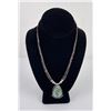 Navajo Turquoise Sterling Silver Heishi Necklace