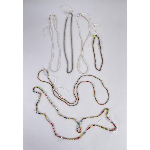 Collection of Indian Trade Bead Necklaces
