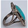 Image 2 : Navajo Turquoise Sterling Silver Ring