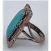 Image 3 : Navajo Turquoise Sterling Silver Ring
