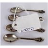 Image 4 : European Coin Silver Demitasse Spoons