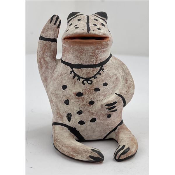 Cochiti Pueblo Indian Pottery Frog Figurine
