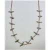 Image 3 : Zuni Liquid Silver Bird Fetish Necklace