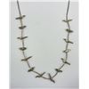 Image 5 : Zuni Liquid Silver Bird Fetish Necklace