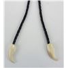 Image 7 : Alaskan Eskimo Inuit Fossil Walrus Bolo Tie