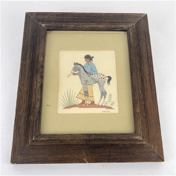 Harrison Begay Serigraph Silkscreen Print