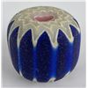 Large Antique Indian Chevron Trade Bead