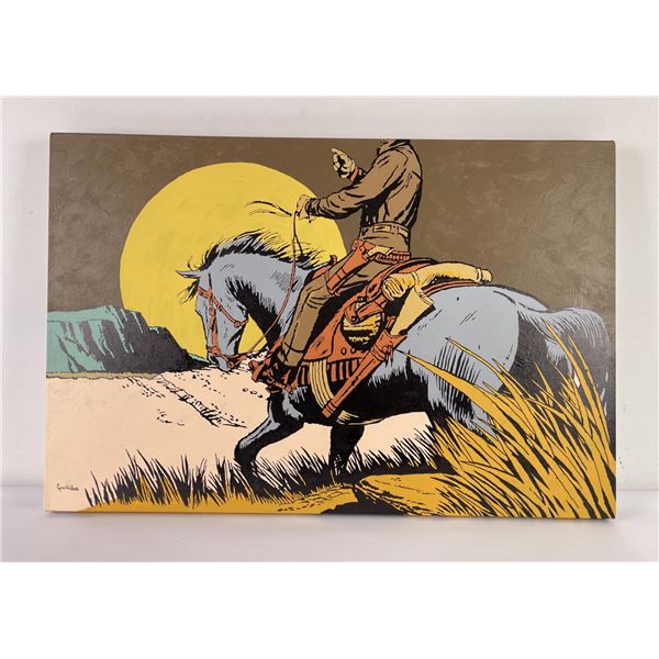 Cyrus Walker Headless Horseman Oil Painting