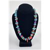 Image 1 : Navajo Indian Made Turquoise Shell Necklace