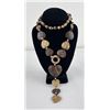 South Pacific Carved Coconut Shell Necklace