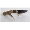 Image 2 : Bo Earls Handmade Obsidian Horn Handle Knife